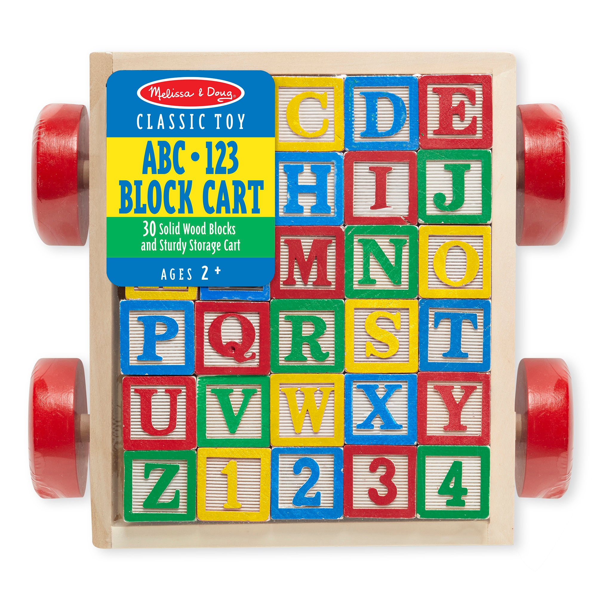 Classic ABC Block Cart - Image 3