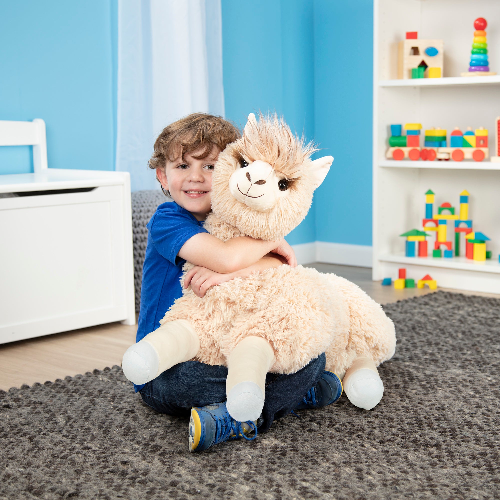 Jumbo Llama Stuffed Plush Animal - Image 10