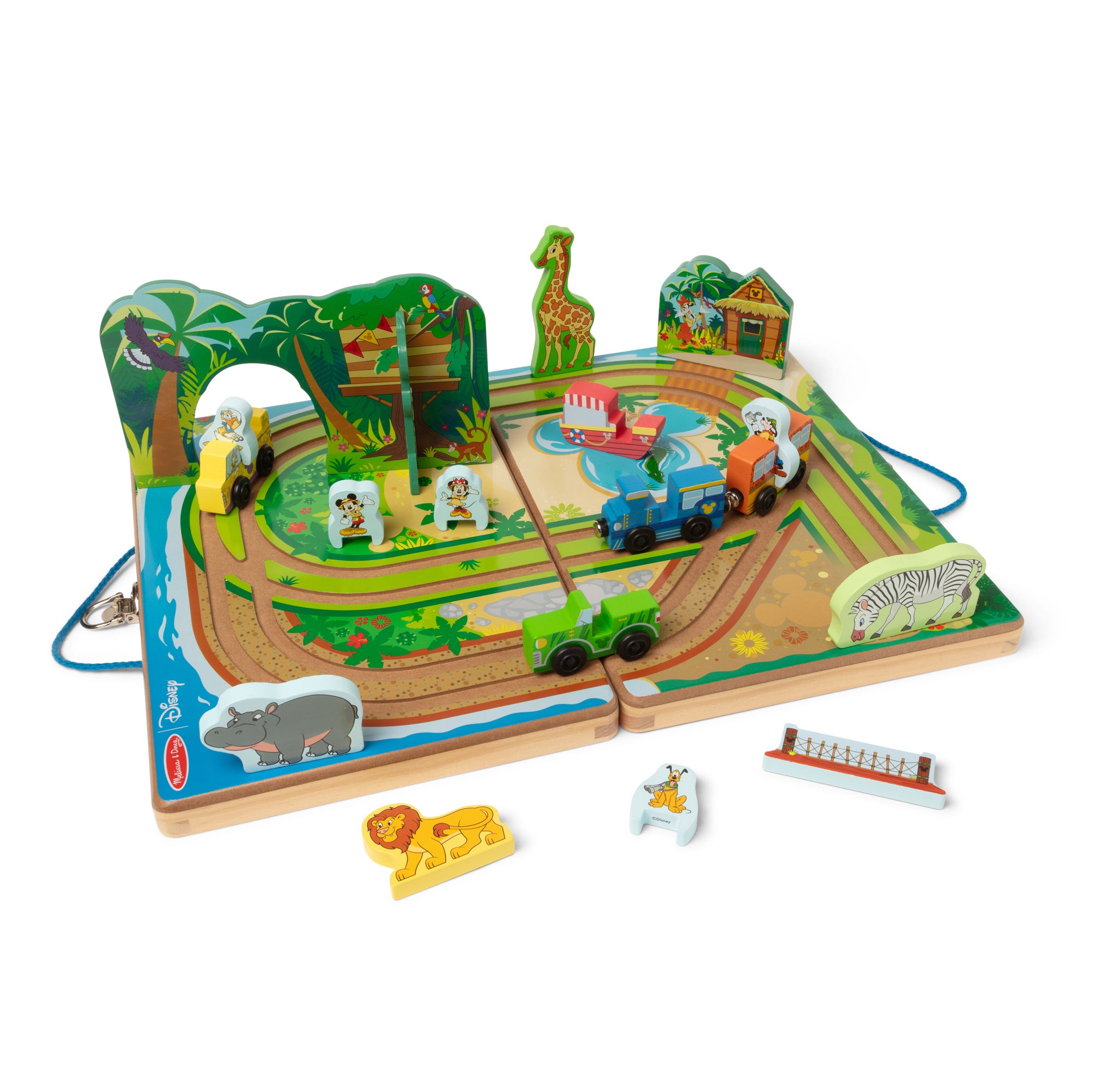Disney Take-Along Safari Wooden Play Set