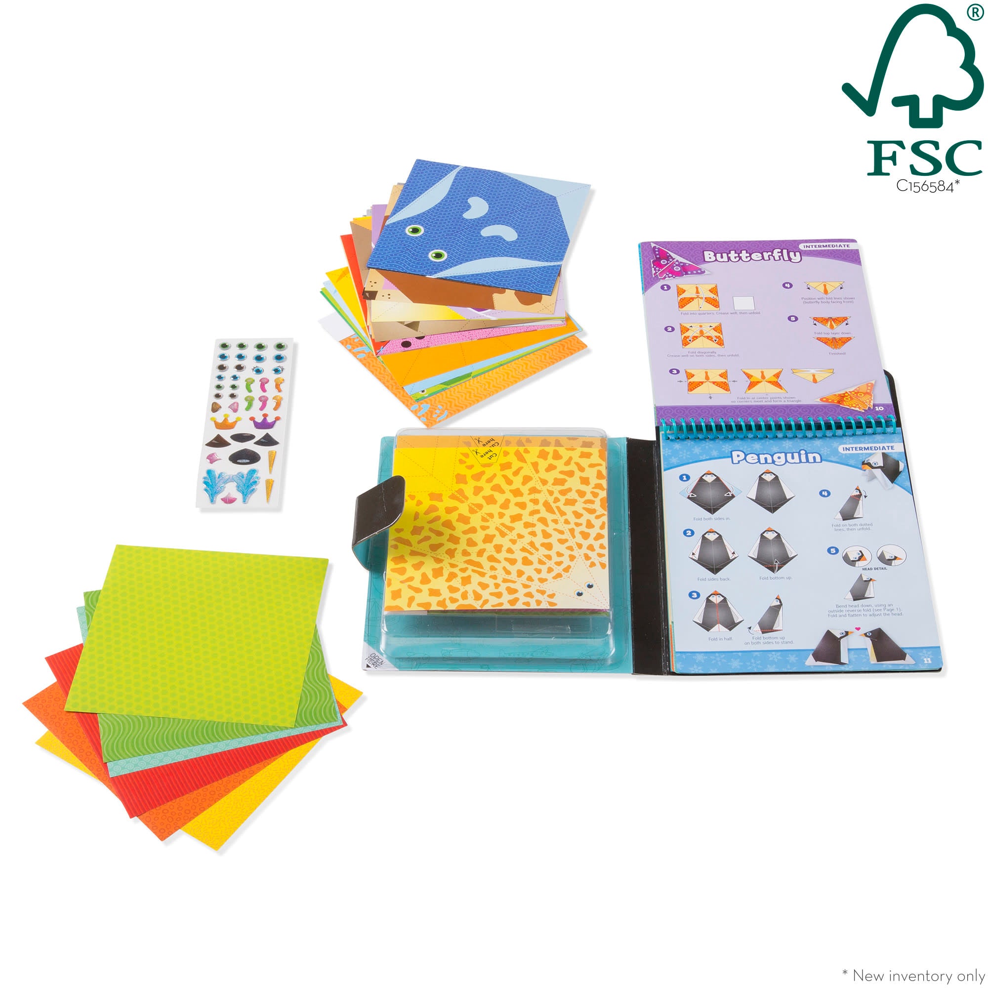 On the Go Origami Animals Craft Activity Set - Image 3