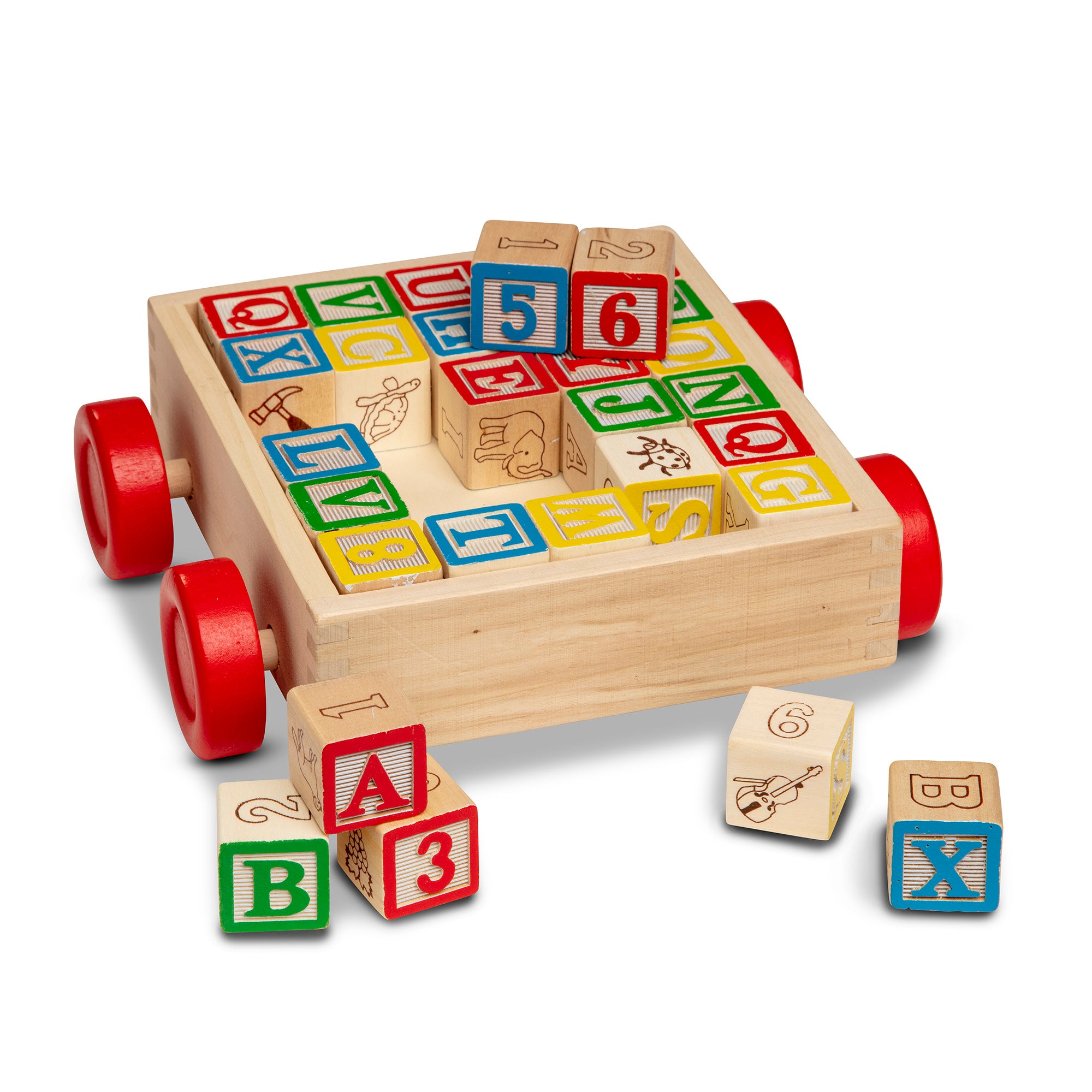 Classic ABC Block Cart - Image 4