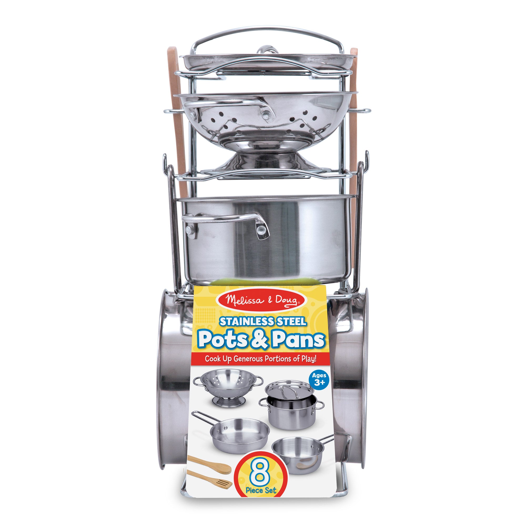 Stainless Steel Pots & Pans Play Set - Image 3