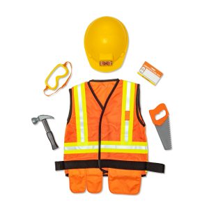 Construction Worker Costume Role Play Set