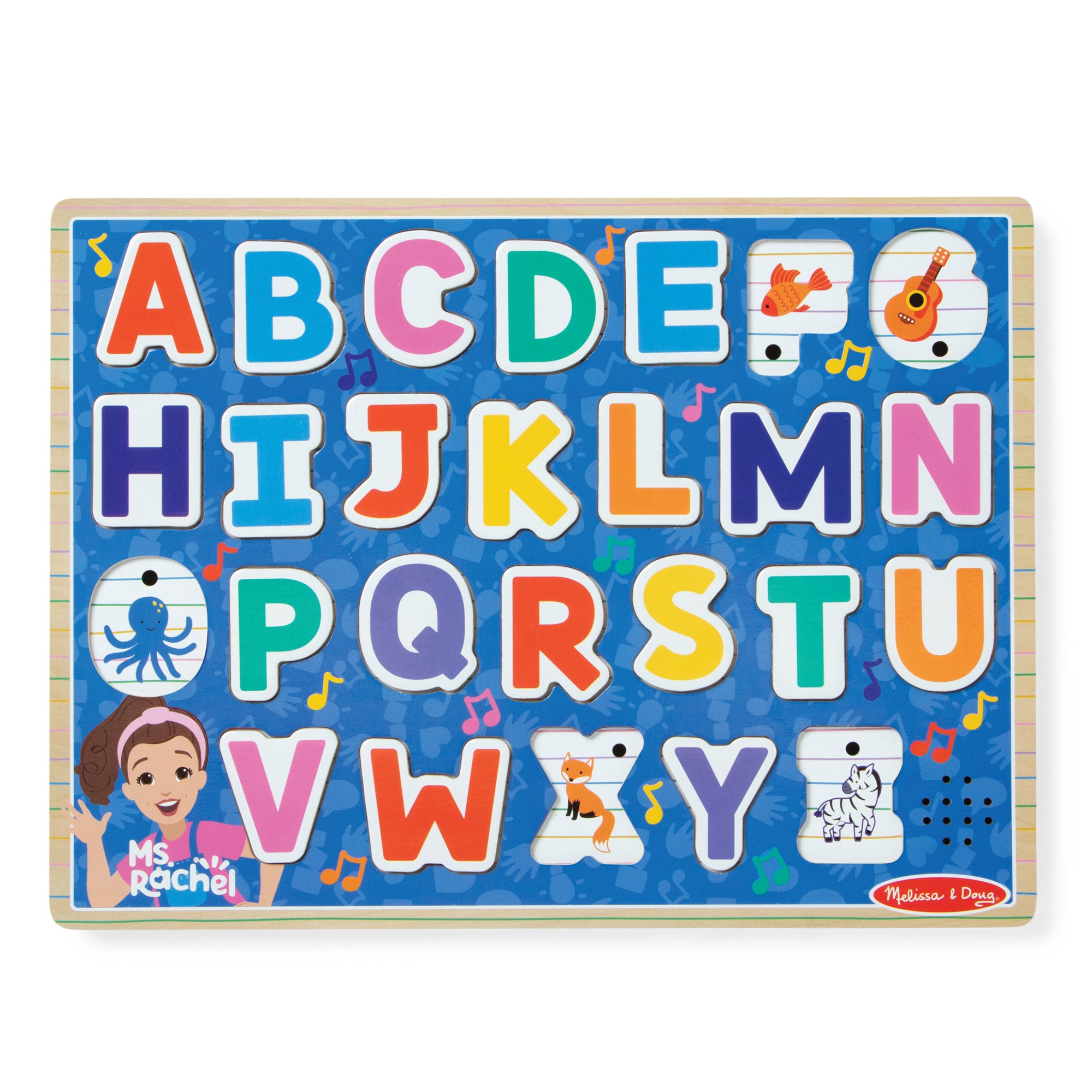 Ms. Rachel™ Wooden Phonics Alphabet Sound Puzzle - 26 Pieces - Image 4